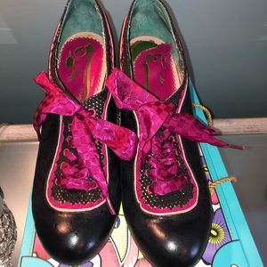 Poetic License black & pink heels EU 40.5 (US 9.5)